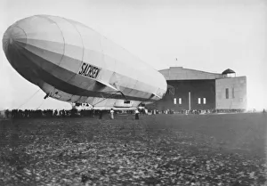 Zeppelin in Flight