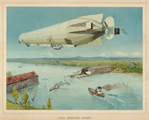 Zeppelin Lz-4 Tri. Flight