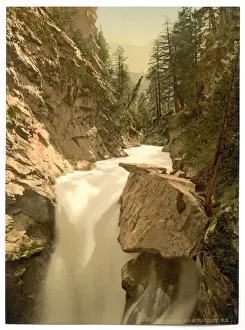 Gorner Prints: Zermatt, Gorner Gorge, Valais Alps of, Switzerland