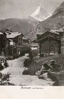 Matterhorn Prints: Zermatt and Matterhorn, Switzerland