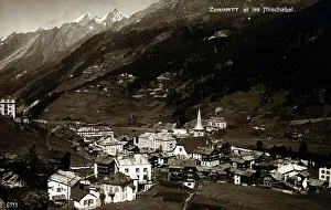 Zermatt Prints: Zermatt and the Mischabel group, Switzerland