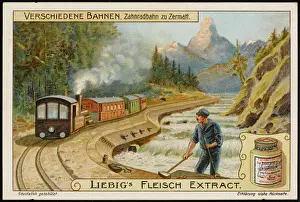 Zermatt Prints: Zermatt Mountain Rly
