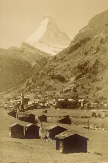 Zermatt - Switzerland with Matterhorn at rear