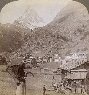 Zermatt - Switzerland with Matterhorn at rear