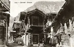 Zermatt Prints: Zermatt, Switzerland - Street Scene