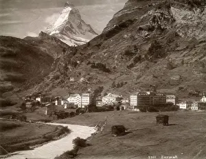 Cervin Prints: Zermatt, Valais canton, Switzerland - View toward Matterhorn