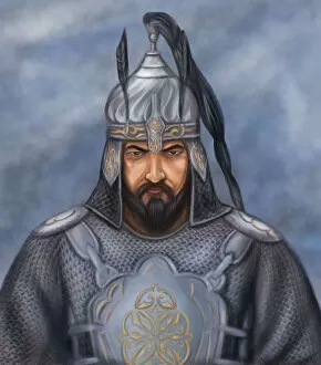 Images Dated 25th February 2020: Zhangir Khan, governor of Kazakh Khanate
