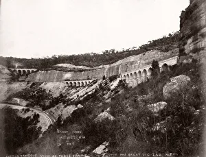 The Zig Zag Railway, Lithgow NSW Austrlia c. 1880 s