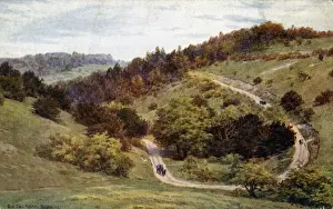 Dorking Prints: Zig Zag Road - Box Hill, Brockham, Surrey