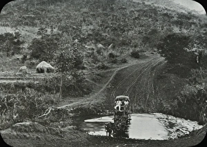 Fourth Gallery: Zimbabwe (Rhodesia) - Coach crossing Umtali river