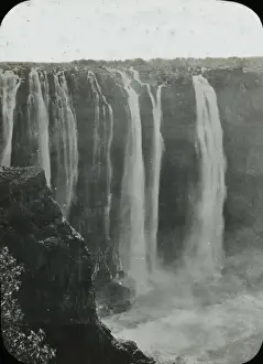 Waterfall Prints: Zimbabwe (Rhodesia) - Victoria Falls