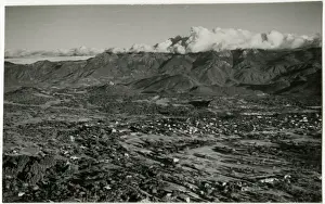 Rhodesia Prints: Zimbabwe - Umtali from Cecil Kop