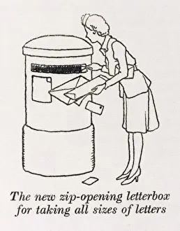 Zip opening letterbox / W H Robinson