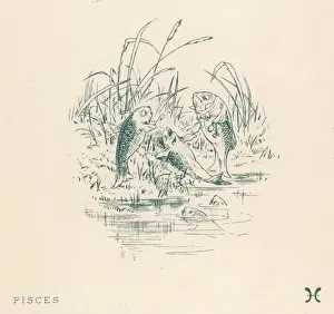 Pisces Prints: Zodiac Pisces