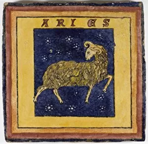 Aries Collection: Zodiac Tile / Aries