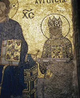 Istanbul Collection: Zoe Porphyrogenita (978-1050). Mosaic