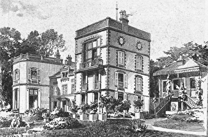 Zola Collection: ZOLA, ɭile (1840-1902). ɭile Zolas cottage
