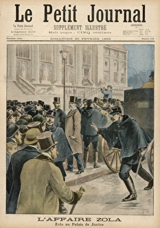 Dreyfus Collection: Zola / Petit Journal 1898