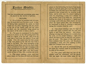 Zooloo Misfitz instruction leaflet Zooloo Misfitz instruction leaflet