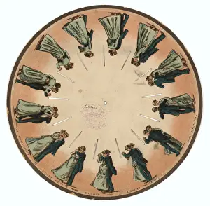 Waltzing Prints: The zoopraxiscope - a couple waltzing