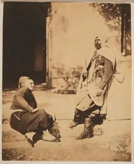 Zouave & officer of the Saphis i. e. Spahis