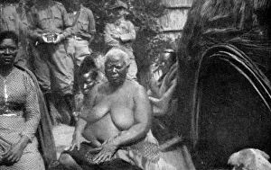 Kraal Prints: Zulu war. Dinizulus slovenly kraal. Umbembe, Dinizulus mot