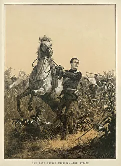 Zulus Prints: Zulu War Prince Imperial Events Africa South