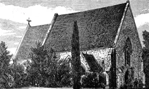 Zulu war. St Peters, Bishop Colensos church at Pietermaritz