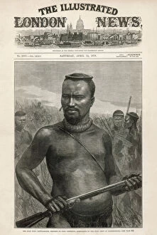 Zulu Gallery: The Zulu wars. Dabulamanzi, brother of King Cetewayo (Cetshw