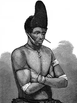 Dandies Prints: Zulu wars. Zulu dandies, showing the modes of wearing their