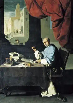 Zurbaran Prints: ZURBARAN, Francisco de (1598-1664). Fray Gonzalo