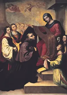 ZURBARAN, Francisco de (1598-1664). Saint Ildephonsus