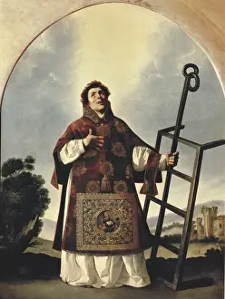 Zurbaran Prints: ZURBARAN, Francisco de (1598-1664). Saint Lawrence