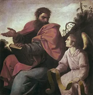 Cf9 Z Prints: ZURBARAN, Francisco de (1598-1664). Saint Matthew