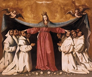 ZURBARAN, Francisco de (1598-1664). Virgin de