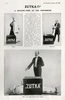 Images Dated 24th October 2019: Zutka, the mystery turn at the London Hippodrome