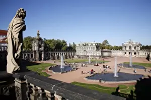The Zwinger Palace in Dresden, Germany