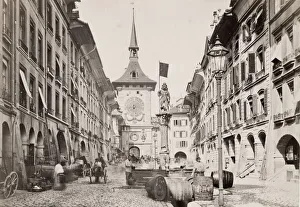 The Zytglogge medieval tower in Bern, Switzerland
